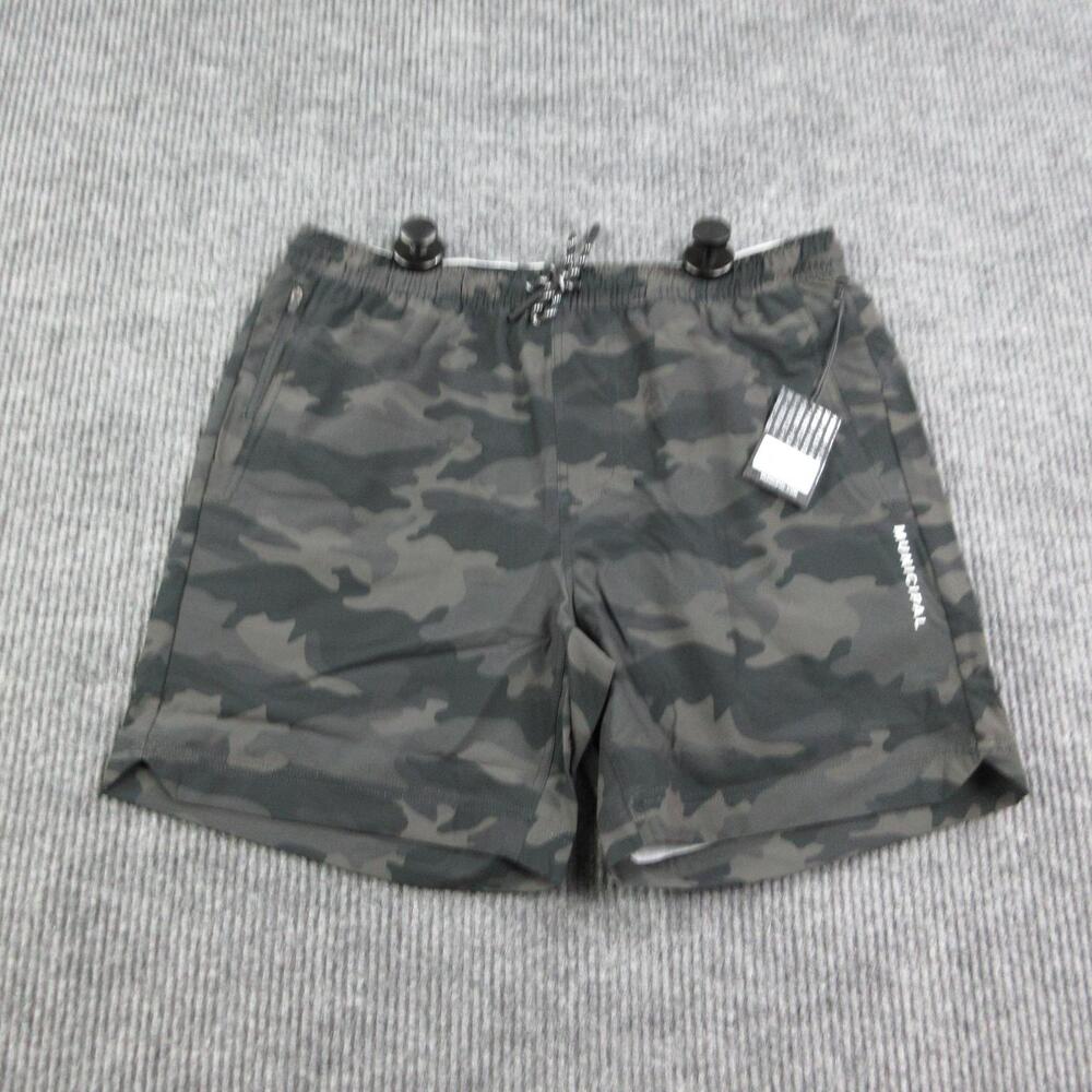 Municipal Shorts Mens L Night Camo Bermuda Microfiber Spandex 33x7* NWT